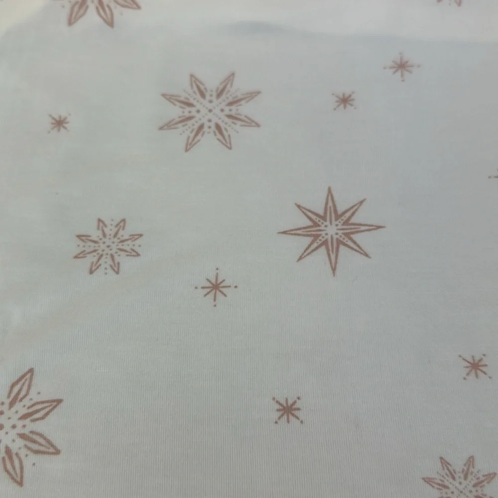 Soma‎ Cool Nights V Neck PJ Sleep Cami Size L Sparkle Stars Floral Ivory …